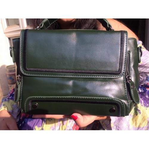 Its never too late" artificial leather sling bag 